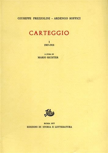 9788884981981-Carteggio Vol.I:1907-1918.