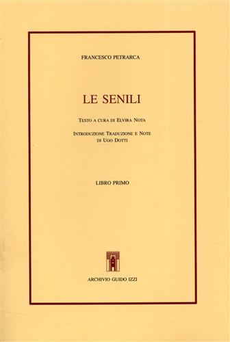 9788885760363-Le senili. Libro Primo.
