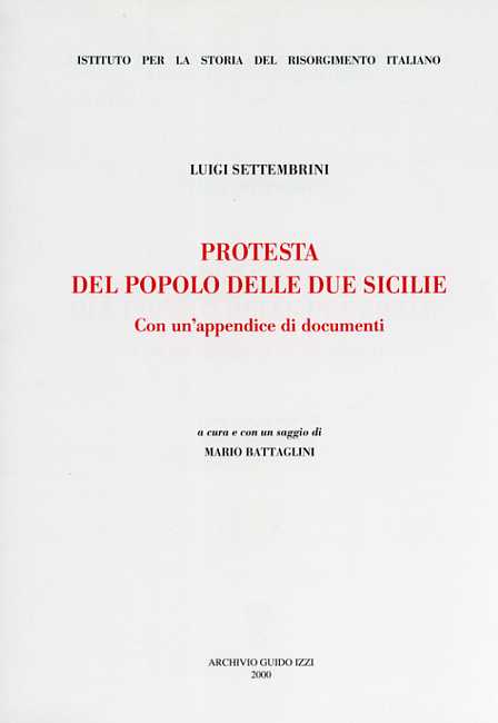 9788885760820-La protesta del popolo delle due Sicilie. Con un'appendice di documenti.