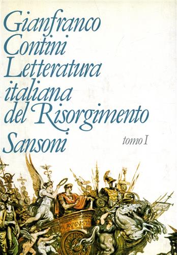 9788838307553-Letteratura italiana del Risorgimento. 1789-1861. Tomo I.