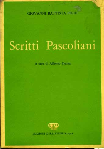 Scritti pascoliani.