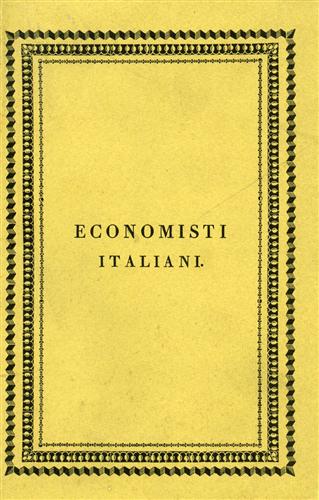 Meditazioni sull'economia politica, con annotazioni di Gianrinaldo Carli. Sulle