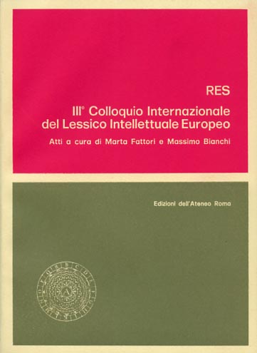 9788822230669-Lessico Intellettuale Europeo. Res.