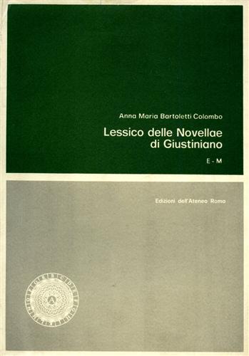 9788822234858-Lessico delle novellae di Giustiniano nella versione dell'Authenticum. Vol.II: E
