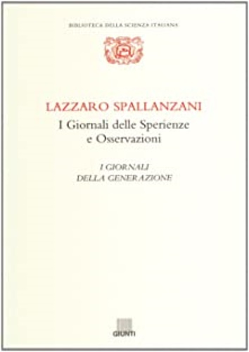 9788809203952-I Giornali delle Sperienze e Osservazioni. I giornali della generazione.