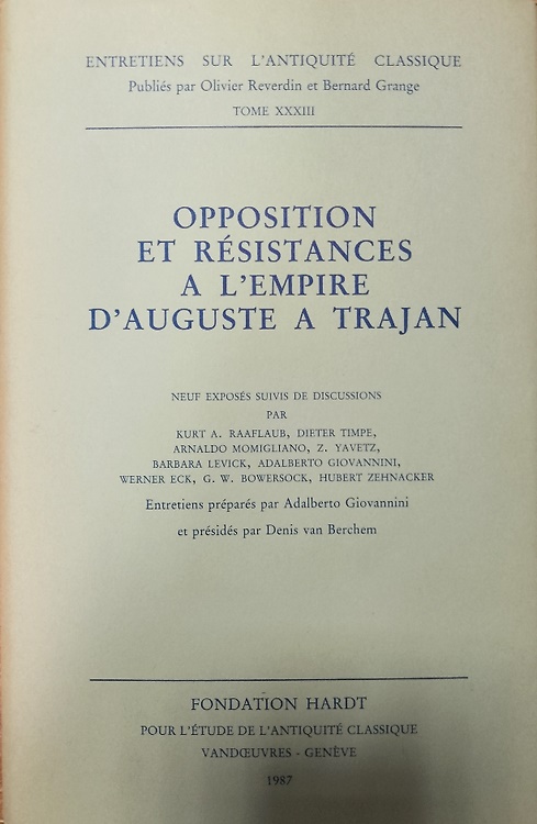 9782600044257-Opposition et résistances a l'Empire d'Auguste a Trajan.