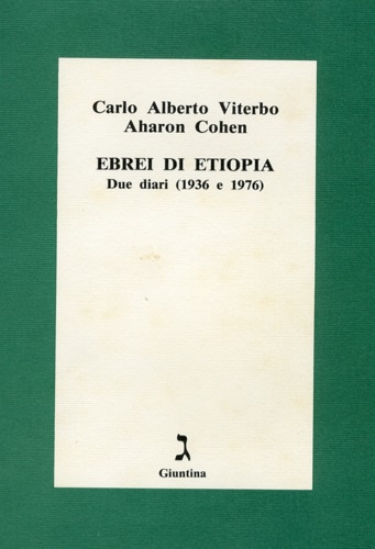 9788885943773-Ebrei di Etiopia. Due diari (1936 e 1976).