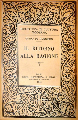 Il ritorno alla ragione.