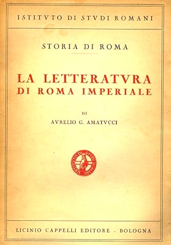 La letteratura di Roma imperiale.