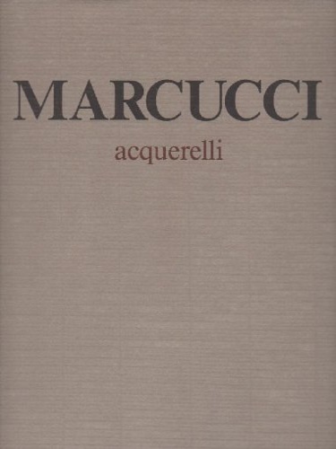 Mario Marcucci acquerelli.