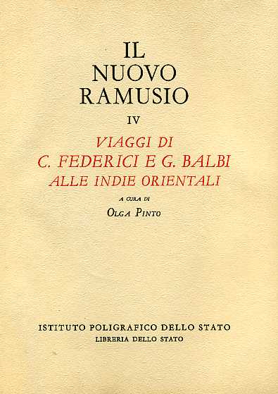 9788824014021-Viaggi di C.Federici e G.Balbi alle Indie Orientali.