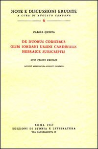 9788884986719-De duobus codicibus olim lordani Ursini cardinalis hebraice subscriptis. Accedit