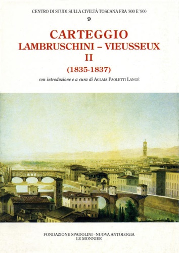 9788800841054-Carteggio.Vol.II: 1835-1837.