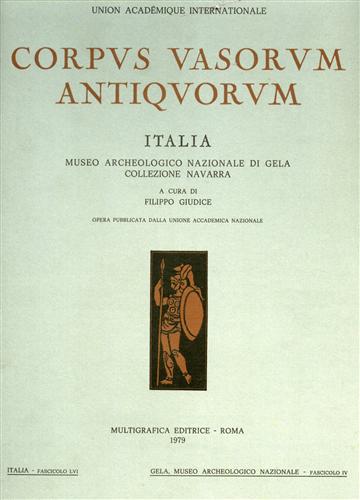 Corpus Vasorum Antiquorum. Italia, Gela. Museo Archeologico Naz.LVI. Collez.Nava