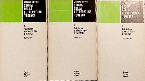 9788806020552-Storia della Letteratura tedesca. Vol.II,tomi I,II,III:Dal pietismo al romantici