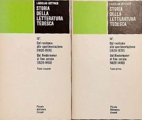 Storia della Letteratura tedesca. Vol.III: Dal Realismo alla sperimentazione (18
