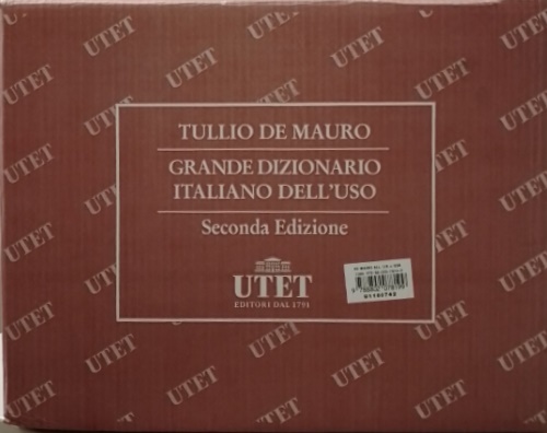 Grande Dizionario Italiano dell'uso. voll.I-VIII.