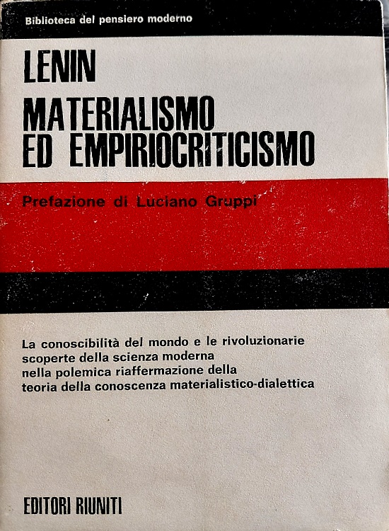 Materialismo ed empiriocriticismo.
