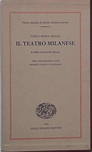 9788806166915-Il teatro milanese.