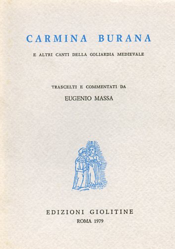 9788863720761-Carmina Burana e altri canti della goliardia medievale.