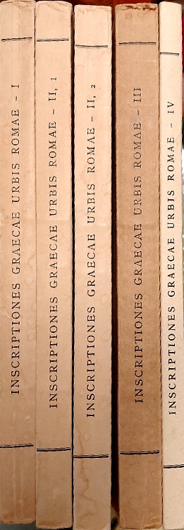 Inscriptiones Graecae Urbis Romae.