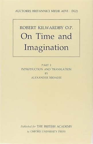 9780197261217-On Time and Imagination. Vol.II:Introduction and Translation.