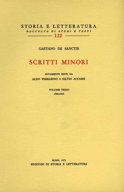 9788884989093-Scritti minori. Vol.III: 1906-1919.