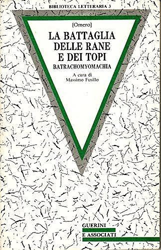 9788878020306-La battaglia delle rane e dei topi. Batrachomymachia.