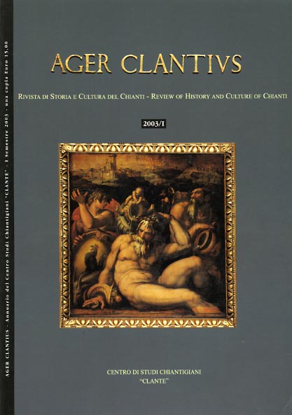 9788876221842-Ager Clantius. Rivista di storia e cultura del chianti. 2003/I.