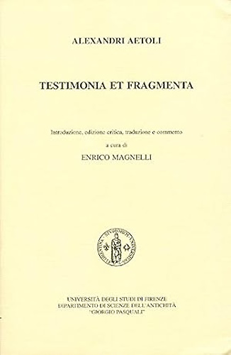 9788889051016-Testimonia et fragmenta.