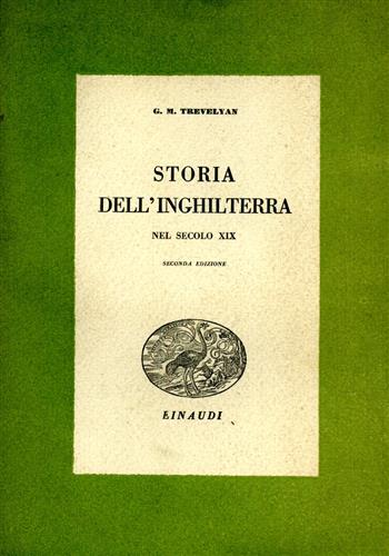 Storia dell'Inghilterra nel secolo XIX.