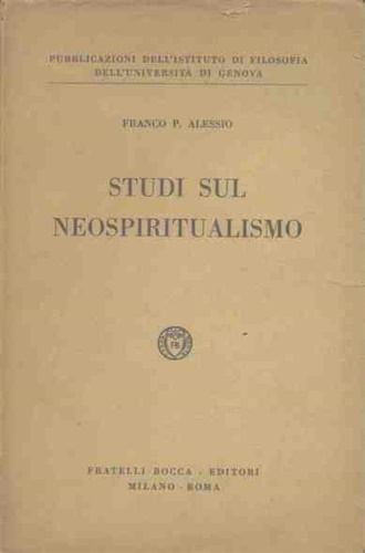 Studi sul Neospiritualismo.