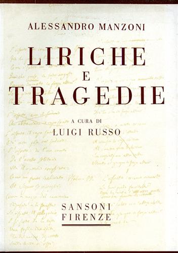 Liriche e Tragedie.