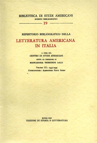 9788884985477-Repertorio bibliografico della letteratura americana in Italia. Vol.III:1955-195