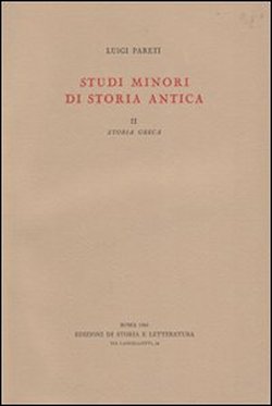 9788884988539-Studi minori di storia antica. Vol.II: Storia greca.