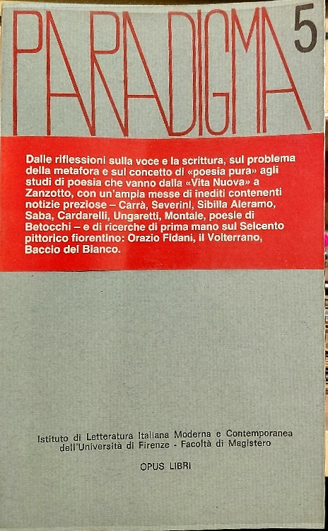9788881161409-Paradigma 5.Dall'indice:Tra phoné e graphé.-Rilettura della Vita Nuova.-Gli iniz