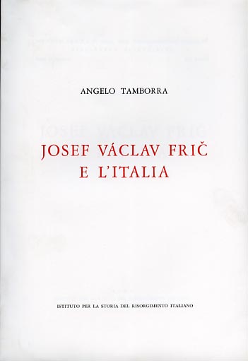 9788885183186-Josef Václav Fric e l’Italia.
