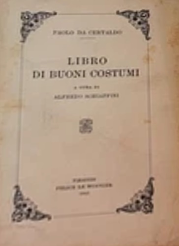 Libro di buoni costumi.