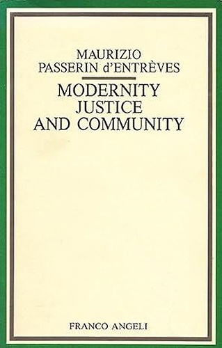 9788820463724-Modernity, Justice and community.