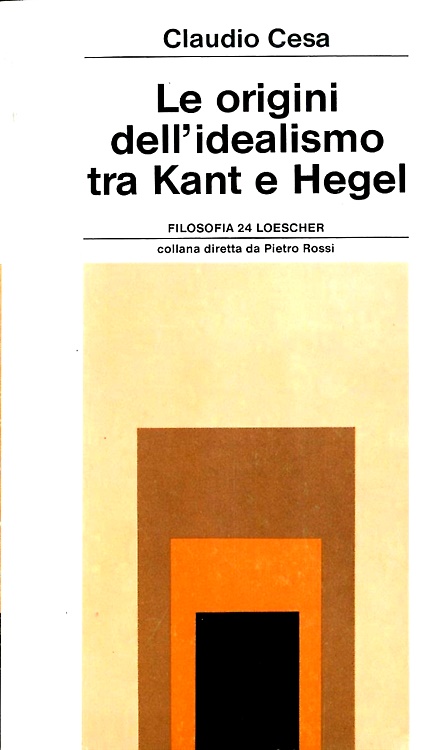 9788820123154-Le origini dell'idealismo tra Kant e Hegel.