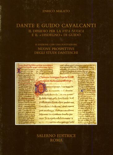 9788884024510-Dante e Guido Cavalcanti. Il dissidio per La Vita Nuova e il 