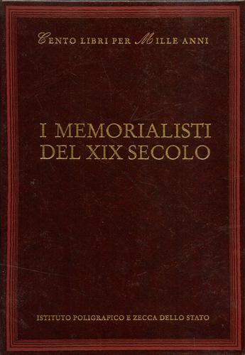 9788824019255-I Memorialisti del XIX secolo. Dall'indice: La vicenda storica, La cospirazione,