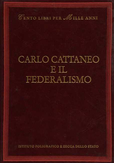 9788824019484-Carlo Cattaneo e il federalismo.