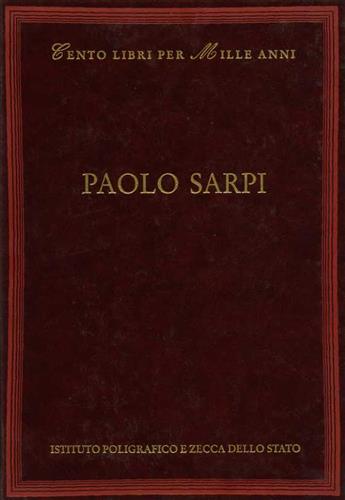 9788824019552-Paolo Sarpi.