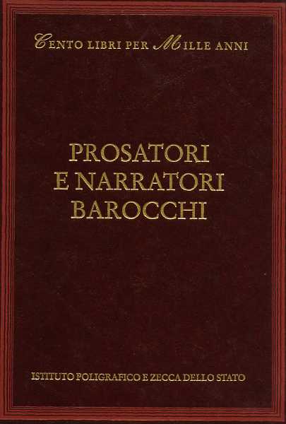 9788824019675-Prosatori e narratori barocchi.