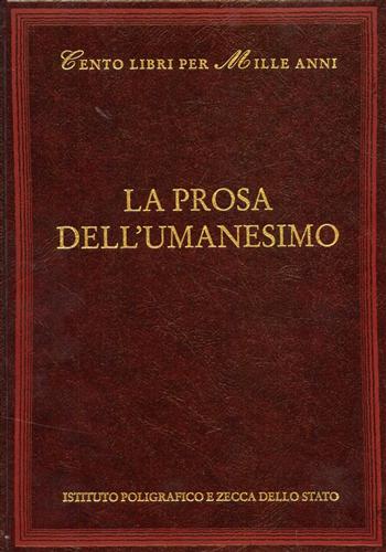9788824019842-La prosa dell'Umanesimo. Autori dall'indice: Lorenzo Valla, Marsilio Ficino, Iac