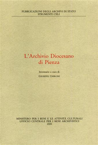 9788871251707-L'Archivio diocesano di Pienza. Inventario.
