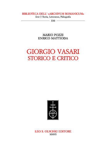 9788822254979-Giorgio Vasari, storico e critico.