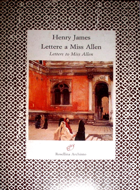 9788877680921-Lettere a Miss Allen. Letters to Miss Allen.