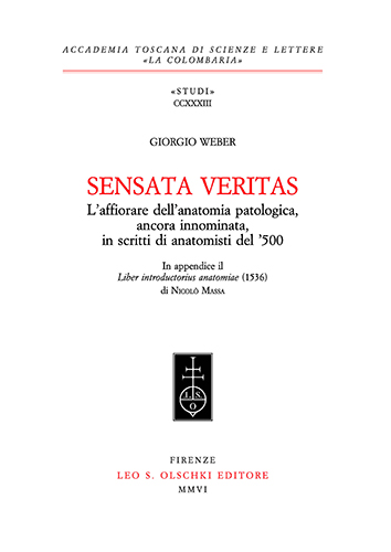 9788822255617-Sensata Veritas. L’affiorare dell’anatomia patologica, ancora innominata, in scr